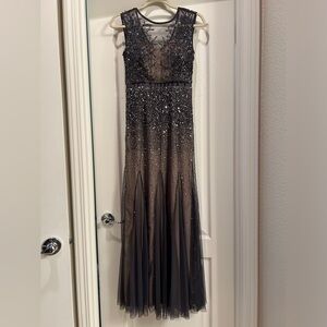 Adrianna Papell Hand Beaded Formal Dress